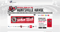 Desktop Screenshot of huntsvillehavoc.com